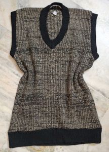 Cozy V-Neck Knit Tunic Top