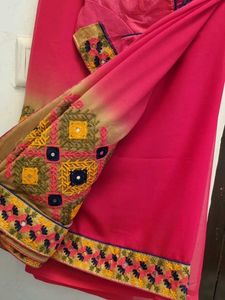 Tody Offer Embroidered Saree Party Heavy B