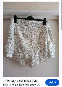 primark Cute Polka Dot Ruffle Shorts