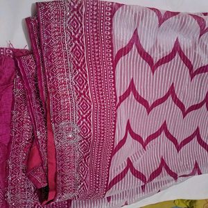 new trendy unused Elegant Designer Saree