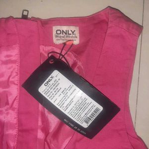 Vibrant Pink Chic Sleeveless Only Dress - Women