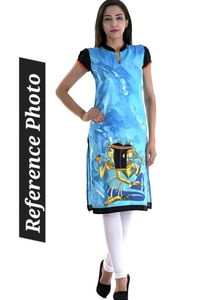 Blue Tie-Dye Kurta