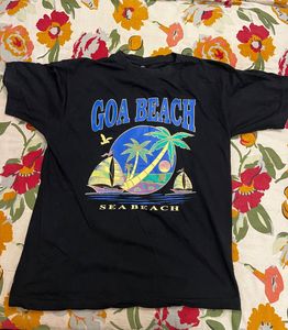 Vintage Goa Beach Graphic T-Shirt