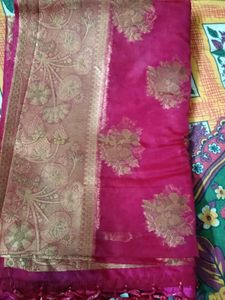 Elegant Silk Blend Saree