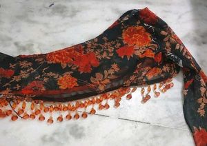 Multi Printed Shrug For Upper Top Or Dress 36 Bust