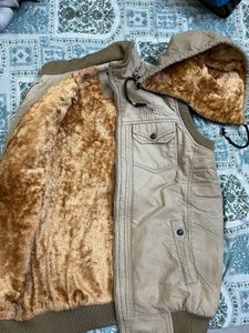 Men's Sherpa Lined Hooded Jacket