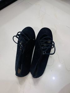 Brand New Button Up Black Shoes