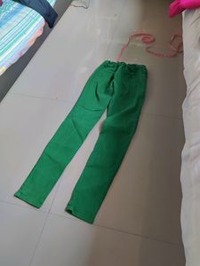 Skinny Green Jeans
