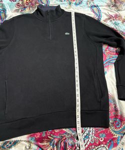 Lacoste Black Half-Zip Pullover