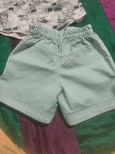 Cute Printed Shirt &amp; Shorts Set