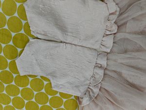 Babyoye Powder Pink Satin Net Frock
