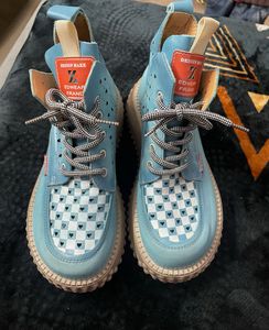 Blue shoes