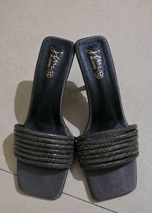 Sparkling Embellished Mules
