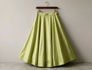 olive Green Ethnic Skirt