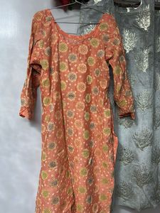 Gadwal bandhni double colour dress