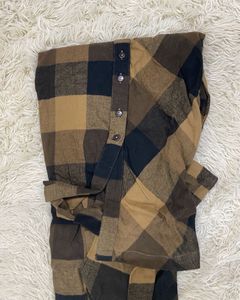 Classic Plaid Flannel kurta