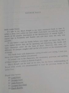 BLACK KNIGHT ROYAL ELITE BOOK 4 RINA KENT