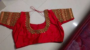 Stunning Bridal  Aari work Red  ♥️ Blouse