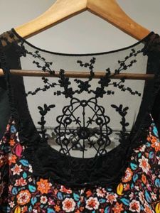Floral Print Sleeveless Dress