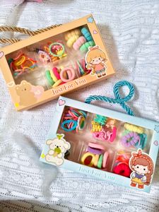 Cute Hair Accessories Set for Kids yellow