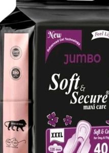 Jumbo Soft & Secure Maxi Care Sanitary Pads