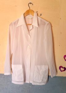 🌼 Women Fancy Shirt Or Over Coat Size Of M 🌼