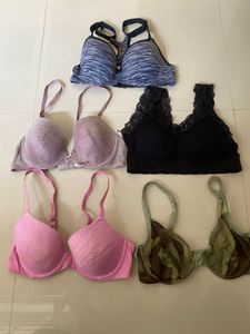 Lot of 5 Women's Bras