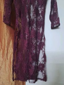 Elegant Lace Shrug long
