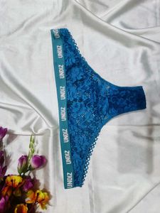 🇳🇿💫🎀Blue Lace Thong Panty