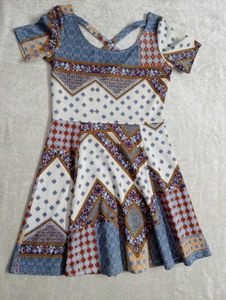 Patterned Mini Dress
