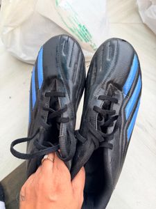 Men's Black &amp; Blue Soccer Cleats
