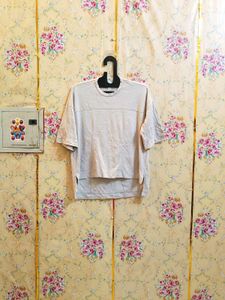 🇳🇿💫🎀High low pattern Urban Threads Grey Tees