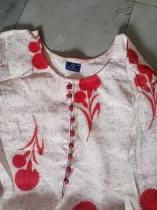 Chic Floral Print Kurta Set with Dupatta