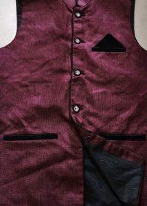 Maroon Nehru Jacket