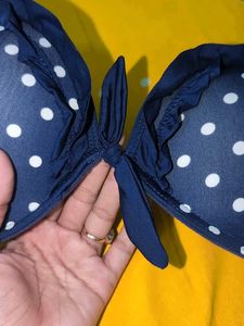 Cute Polka Dot Bikini Top