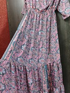 Bohemian Paisley Maxi Dress