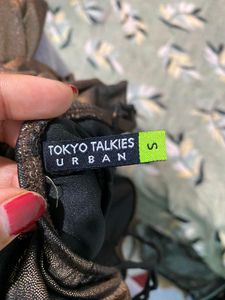 Tokyo Talkies Metallic Top