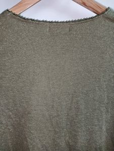 Ribbed Scoop Neck Crop Top