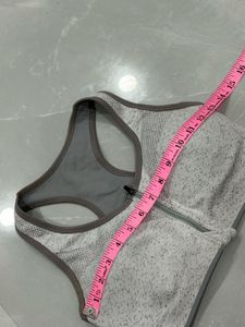 Zip Front Sports Bra