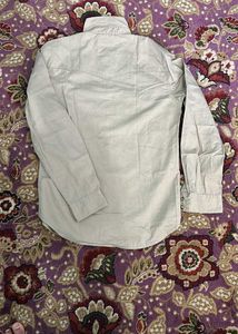 Celio Light Beige Western Style Shirt