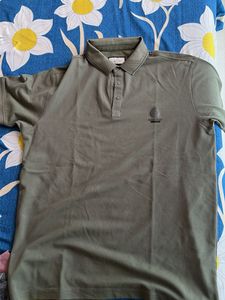 Men's Olive Green Polo T-Shirt