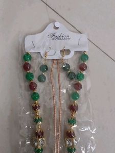 Boho Beaded Necklace Set