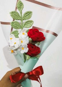 Crocheted Flower Bouquet