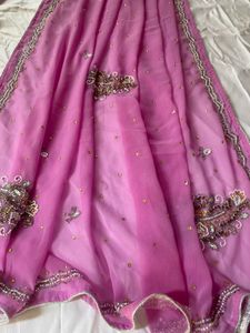 Zari work saree