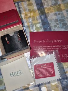 Giva Rose Gold Heart Earrings