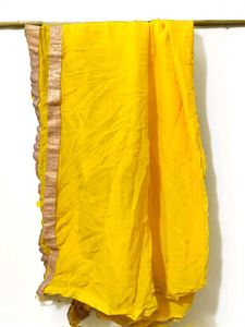 3pcs Yellow Embroidered suit