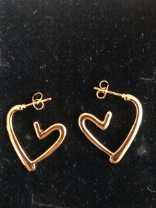 Chic Heart Hoop Earrings