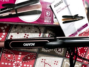 New AGARO 3-in-1 Hair Styler