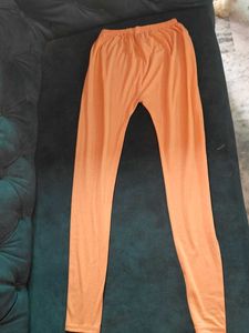 Orange Ethnic Leggings