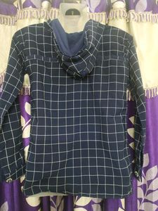 Hoody-Men-L-sized, Checked Hoddy